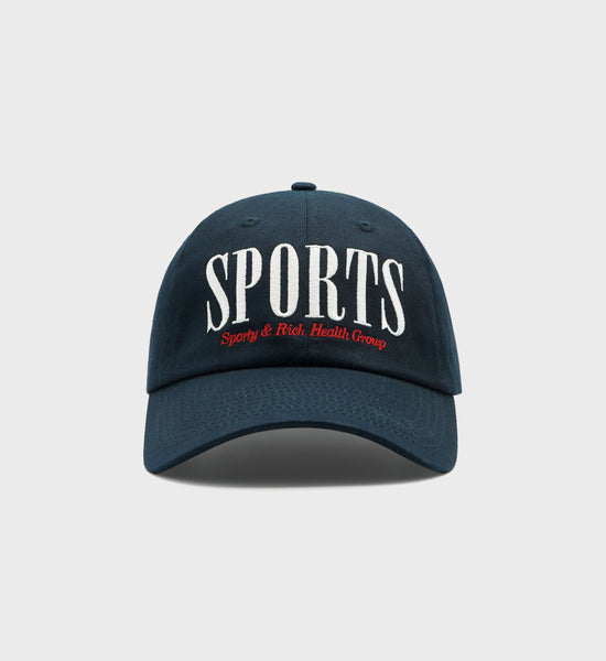 Sports Hat - Navy/White – Sporty & Rich