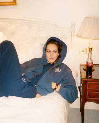 Bristol Crest 100th Sweatpant - Navy/Cream