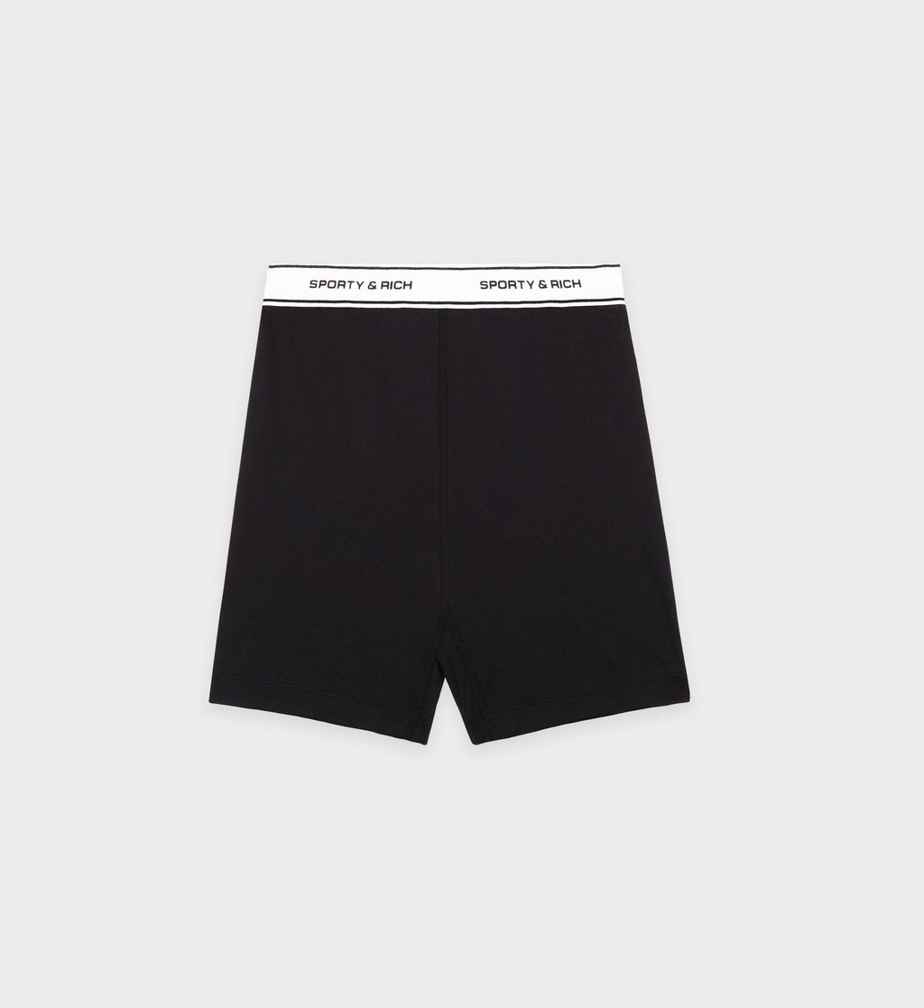 SR Bold Biker Short - Black – Sporty & Rich