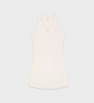 SRC Tennis Dress - Milk/Washed Kelly