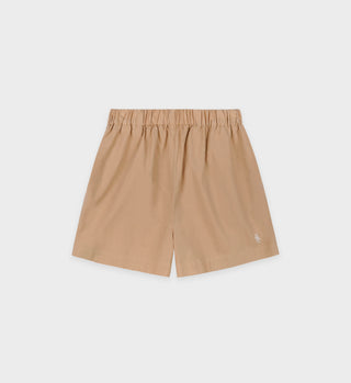 SRC Poplin Short - British Tan/White