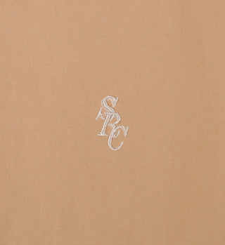 SRC Poplin Short - British Tan/White