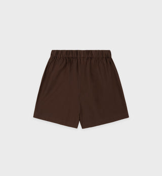 SRC Poplin Short - Chocolate/White