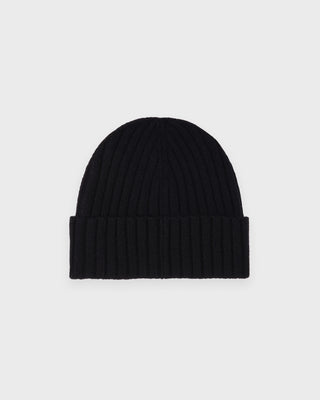 SRC Cashmere Beanie - Black/White