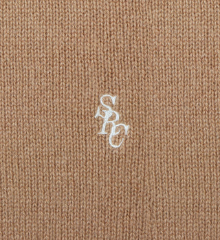 SRC Cashmere Crewneck - Camel/White