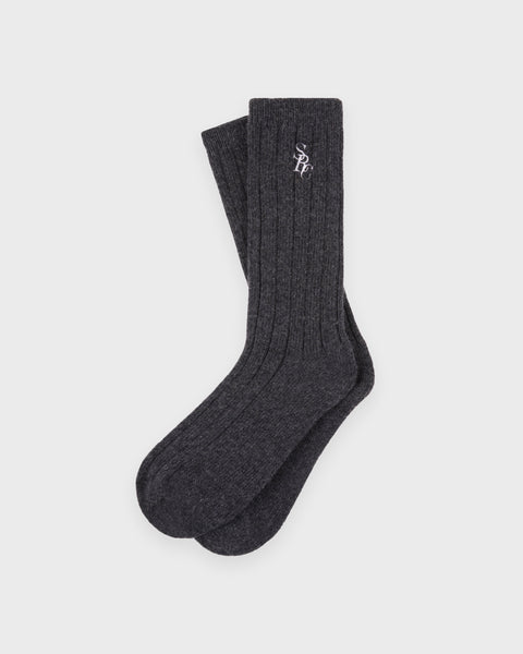 SRC Cashmere Socks - Dark Grey