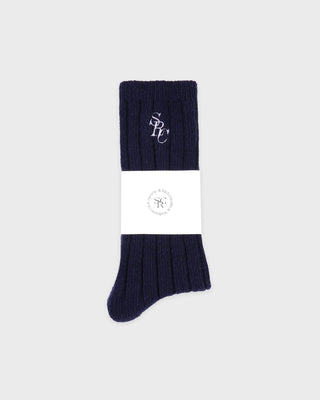 SRC Cashmere Socks - Navy