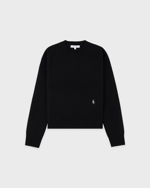 SRC Cashmere Sweater - Black/White