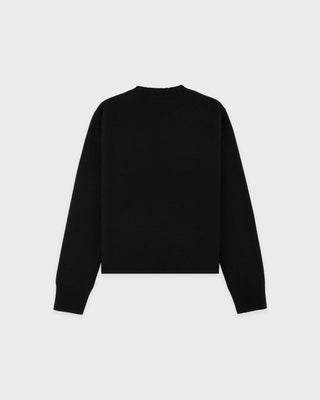 SRC Cashmere Sweater - Black/White