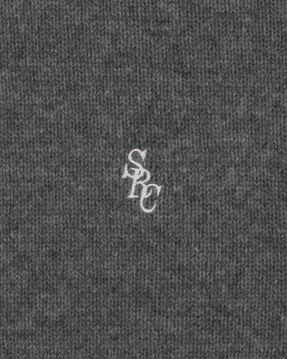 SRC Cashmere Sweater - Cool Gray/White