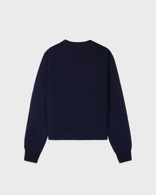 SRC Cashmere Sweater - Navy/White