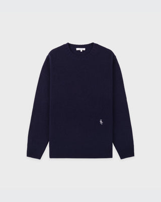 SRC Cashmere Sweater Men - Navy/White