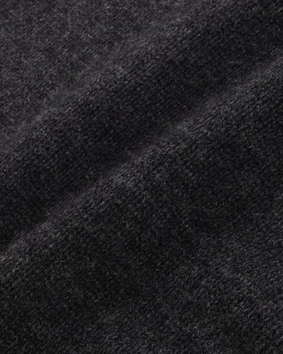 Close-up of dark gray fabric texture