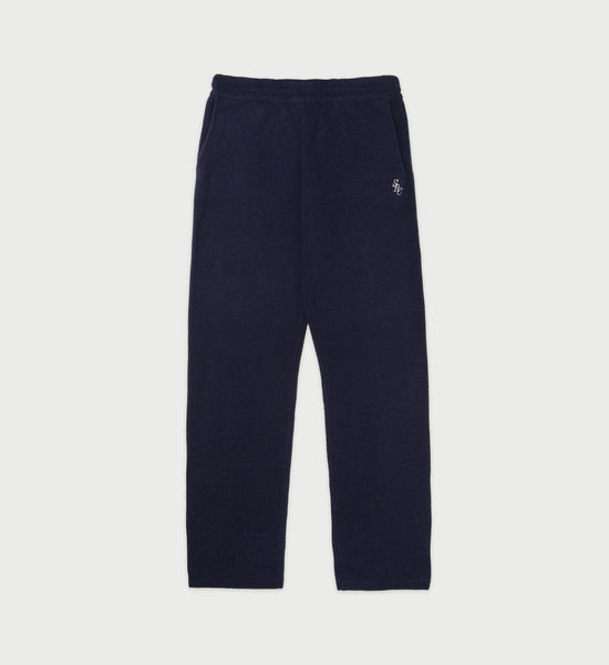 SRC Cashmere Trousers - Navy/White