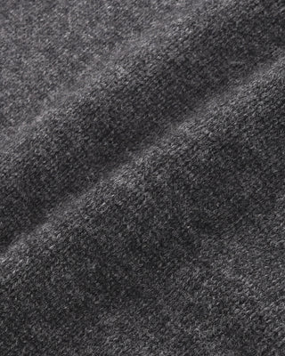 Heritage Yankees Serif Cashmere Zip Hoodie - Dark Grey/White