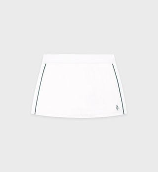 SRC Court Skirt - White/Alpine