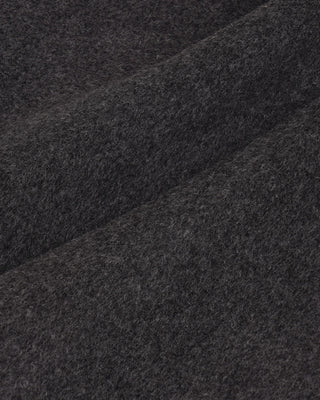 Close-up of dark gray fabric texture