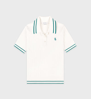 SRC Mini Cable Polo - White/Alpine