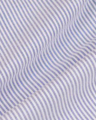 SRC Oversized Oxford Shirt Men - Navy Stripe