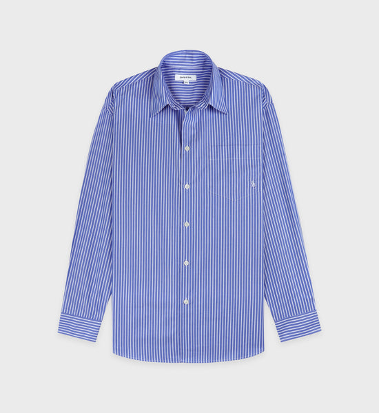 SRC Oversized Shirt - Blue Striped