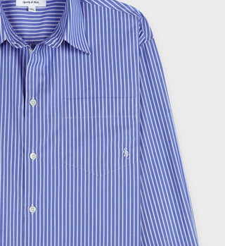 SRC Oversized Shirt - Blue Striped