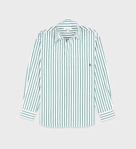 SRC Oversized Shirt - Green Striped