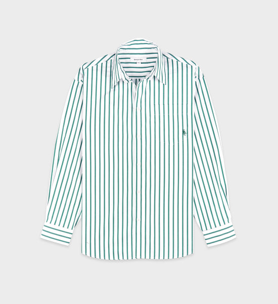 SRC Oversized Shirt - Green Striped