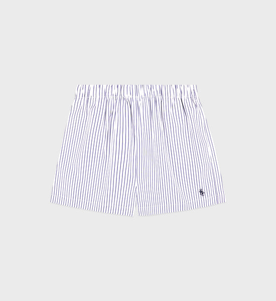 SRC Poplin Short - Blue Striped