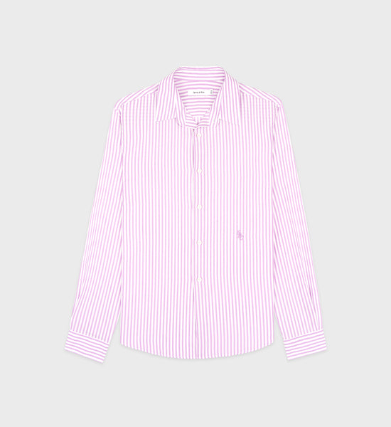 SRC Tencel Shirt - Lilac Striped