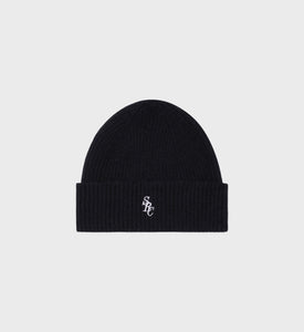 SRC Wool Beanie - Black/White