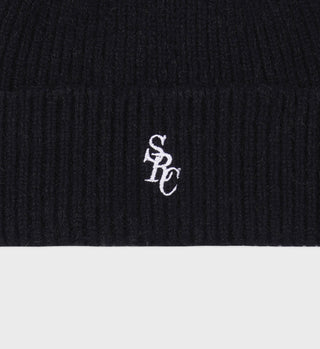 SRC Wool Beanie - Black/White