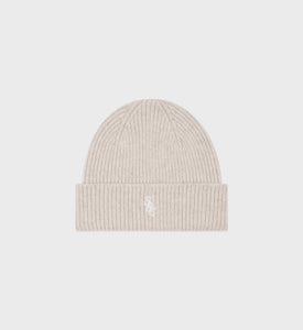 SRC Wool Beanie - Cream/White