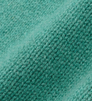 SRC Wool Crewneck - Spring Green/White