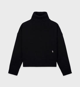 SRC Wool Turtleneck - Black/White