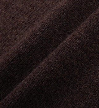 SRC Wool Turtleneck - Chocolate/White