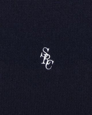 SRC Wool Turtleneck - Navy/White