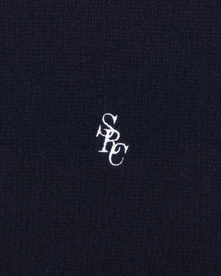 SRC Cashmere Hoodie Men - Navy/White