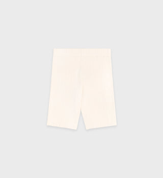 SRHWC Ribbed Biker Short - Cream