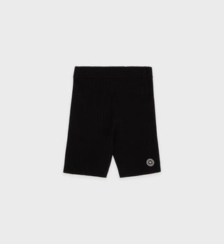 SRHWC Ribbed Biker Short - Black