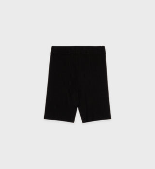 SRHWC Ribbed Biker Short - Black