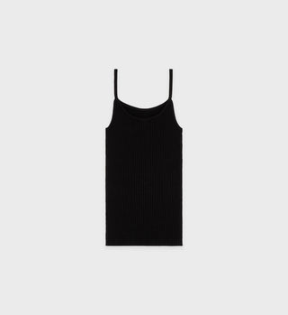 SRHWC Ribbed Tank - Black