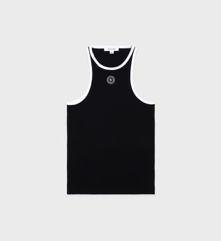 SRHWC Ribbed Tank - Black/White