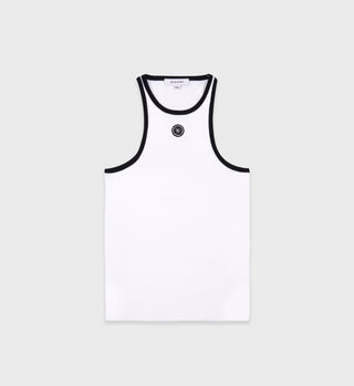 SRHWC Ribbed Tank - White/Black