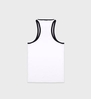 SRHWC Ribbed Tank - White/Black