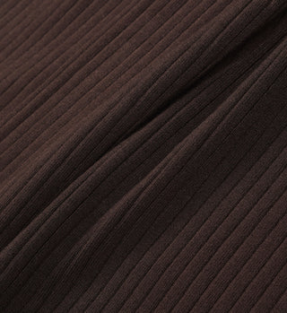 SRHWC Ribbed Trousers - Chocolate