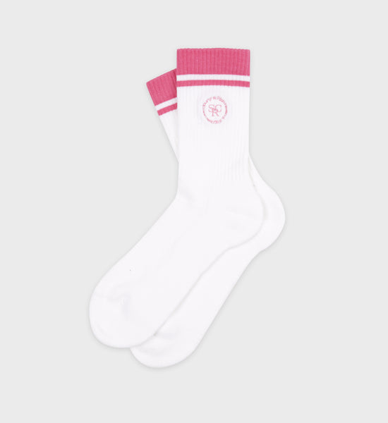 SRHWC Socks - White/Cotton Candy