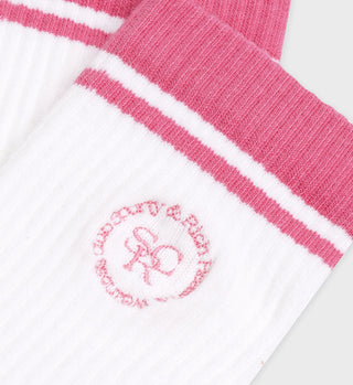 SRHWC Socks - White/Cotton Candy