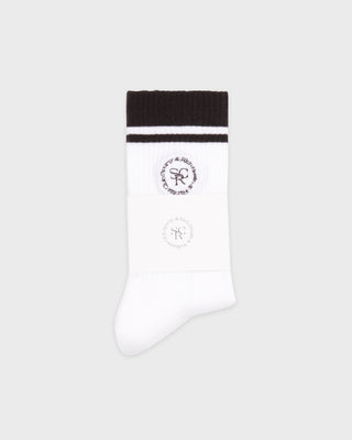 SRHWC Socks - White/Chocolate