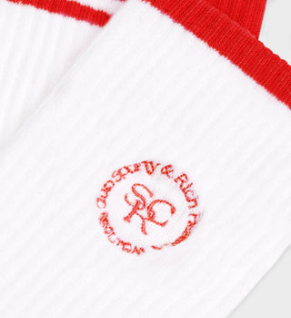 SRHWC Socks - White/Bright Red