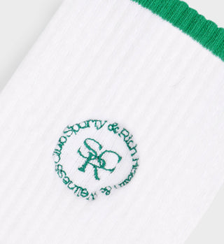 SRHWC Socks - White/Verde